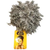 Coque Afro Puff Orgânico - Cor Grisalho 30% Coque Afro Puff Orgânico - Cor Grisalho 30%