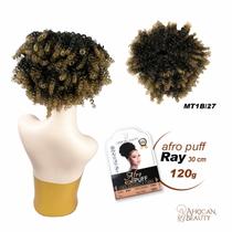 Coque Afro Puff Ray Cabelo Cacheado 100% Orgânico African Beauty