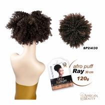 Coque Afro Puff Ray Cacheado Orgânico African Beauty 120gr Leve