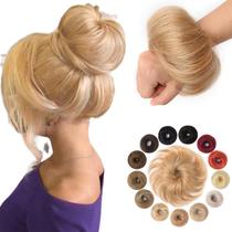 Coque de cabelo KISANOF Messy Bun Ash Blonde Chignons de cabelo humano Coque de cabelo KISANOF Messy Bun Ash Blonde Chignons de cabelo humano