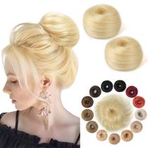 Coque de cabelo KISANOF Natural Curly Human Hair Loiro (2 unidades)