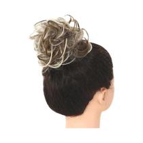 Coque De Cabelo Sintético Encaracolado, Coque Elástico Para Mulheres, Rabo De Cavalo Bagunçado