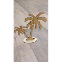 Coqueiro MDF Para Decoração - 10 Unidades Centro De Mesa Coqueiro MDF Para Decoração - 10 Unidades Centro De Mesa