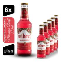 Coquetel Alcoólico Wibeer Morango Draft 275ml Kit 6 Un Coquetel Alcoólico Wibeer Morango Draft 275ml Kit 6 Un