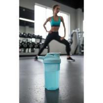 Coqueteleira 500ml Academia Shake Mola Ciano