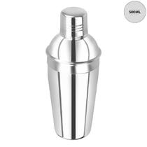 Coqueteleira 500ml Aço Inox Drinks e Coquetéis Barman Profissional