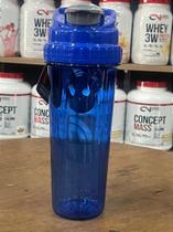 Coqueteleira 700ml Azul - Prottector - Misturador em Forma de Cone