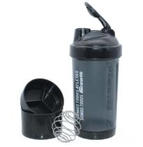 Coqueteleira Academia C/ Porta Capsulas Whey Mixball Growth Coqueteleira Academia C/ Porta Capsulas Whey Mixball Growth