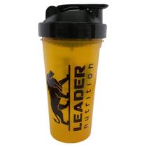 Coqueteleira Academia Shaker Garrafa Squeeze Leader Nutrition 600ml Diversas Cores