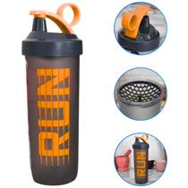 Coqueteleira Academia Shaker Shakeira Garrafa Fitness C/ Rede 740ml