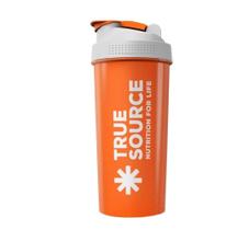 Coqueteleira (Academia) True Source Laranja e Branca - 600ml Coqueteleira (Academia) True Source Laranja e Branca - 600ml