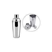 Coqueteleira Bar Inox 750ml 3 peças Capirinha Drinks Bebidas