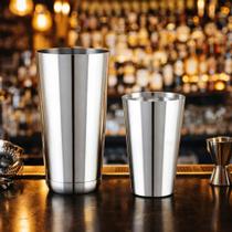 Coqueteleira Boston 820ml Inox Profissional Bartender Mixer Drinks Bar Cocktail Shaker Alta Resistência Bebidas Geladas Agita Preparo Coquetéis