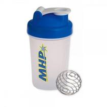 Coqueteleira Bottle Shaker - 400ml Tampa Azul - MHP Coqueteleira Bottle Shaker - 400ml Tampa Azul - MHP