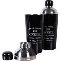Coqueteleira Classic Black 8,7x24,5 Aço Galvanizado Coqueteleira Classic Black 8,7x24,5 Aço Galvanizado