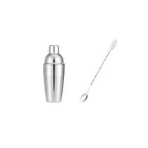 Coqueteleira Coador e Colher Bailarina Inox Drinks Bartender Coqueteleira Coador e Colher Bailarina Inox Drinks Bartender