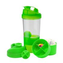 Coqueteleira Com Compartimento Para Suplementos Fit 500ml 1un