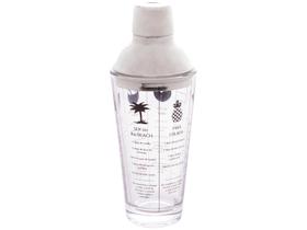 Coqueteleira de Vidro e Aco Inox Coimbra 420ml Lyor