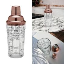 Coqueteleira De Vidro Inox 420ml Drinks Caipirinha Drinks - Haüskraft