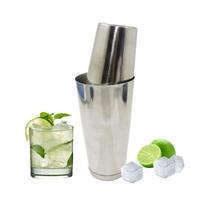 Coqueteleira Dupla Boston 820ml Profissional 2 Pçs Aço Inox