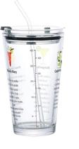 Coqueteleira em Vidro com Canudo 455ml Coqueteleira em Vidro com Canudo 455ml