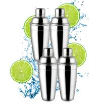 Coqueteleira Inox 720 Ml 4 Peças Drinks Caipirinha Bar Coqueteleira Inox 720 Ml 4 Peças Drinks Caipirinha Bar