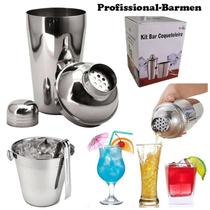 Coqueteleira Inox 750 Ml Drinks e Caipirinhas Blender Coquetel Misturador Casa Eventos Festas Casamento