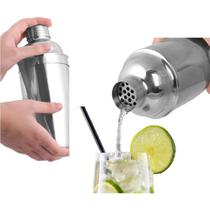 Coqueteleira Inox 750 Ml Drinks e Caipirinhas Coqueteleiro Gelo Bartender Água Tradicional - Fratelli Inox