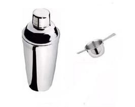 Coqueteleira Inox 750mL - Drinks + Dosador De Whisky 50 mL - Click Urbano