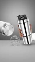 Coqueteleira Inox 900ml c/ Compartimento e Misturador Coqueteleira Inox 900ml c/ Compartimento e Misturador
