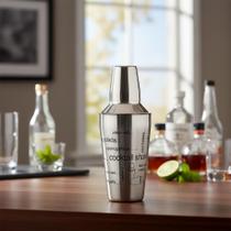 Coqueteleira Inox Prata 500ml Decorada para Drinks Bebidas Coqueteis Bartender Coqueteleira Inox Prata 500ml Decorada para Drinks Bebidas Coqueteis Bartender