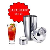 Coqueteleira Inox Profissional Barman Ideal Para Drinks Caipirinha 750ml