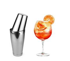 Coqueteleira Inox Profissional Boston Barman 2 Copos Linda