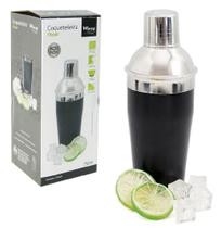 Coqueteleira Luxo em Aço Inox Black Noir 750ml Coqueteleira Luxo em Aço Inox Black Noir 750ml