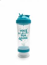 Coqueteleira Premium 2 Doses (700ml) - Cor: Azul Claro Coqueteleira Premium 2 Doses (700ml) - Cor: Azul Claro