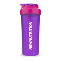 Coqueteleira Preta Com Tampa Azul - NewNutrition