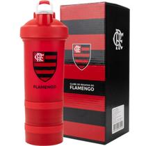 Coqueteleira Shake com 2 Compartimentos Mix Ball (Bola Misturadora) - Shakeira Flamengo