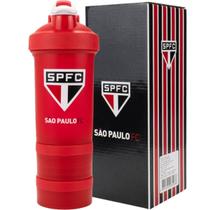 Coqueteleira Shake com 2 Compartimentos Mix Ball (Bola Misturadora) - Shakeira SPFC DB3007-2.