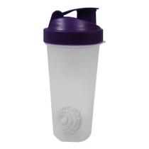 Coqueteleira Shake com Mosquetão Roxo 600ml CBRN09275 Coqueteleira Shake com Mosquetão Roxo 600ml CBRN09275