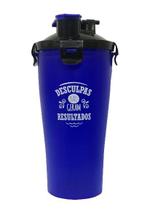 Coqueteleira Shakeira Academia Drinks c/ 2 Compartimentos 800ML