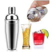 Coqueteleira shakeira de inox com tampa 500ml para caipirinha e drinks