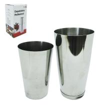 Coqueteleira/Shakeira De Inox Profissional Com 2 Pcs