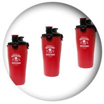 Coqueteleira Shakeira Vermelho 2 Compartimento 800Ml 505Sort
