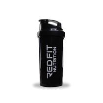 Coqueteleira Shaker Preta 600ml - Red Fit Nutrition