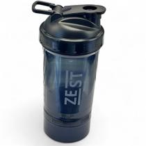 Coqueteleira Shaker Smart trio Zest 500ml Porta Suplemento Capsula e pó BPA Free sem cheiro