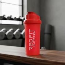 Coqueteleira Shaker Vermelha Academia 600ml Red Fit Nutrition