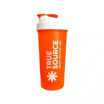 Coqueteleira Slim - 600ml Laranja E Branca - True Source Coqueteleira Slim - 600ml Laranja E Branca - True Source