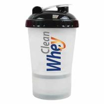 Coqueteleira Squeeze Shaker Academia Envio Rápido Clean Whey 3 Doses 450ml