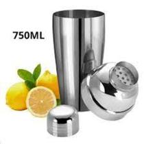 Coqueteleira Tradicional Aço Inox 750ml Batedor Drinks