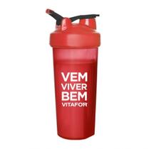 Coqueteleira Vem Viver Bem Vitafor (600ml) VitaFor Cor:VermelhoTamanho:ÚnicoGénero:Masculino